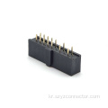 2.54mm 암 헤더 이중 행 스트레이트 22P